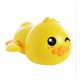 thumbnail image 1 of Juguetes de baño para bebés, juguetes de bañera de pato para enrollar, juego flotante de natación para niños pequeños en la piscina de la playa del baño, regalos de juego de agua para niños y niñas, amarillo brillar Electrónica, 1 of 5