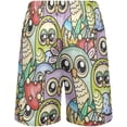 thumbnail image 3 of GZHJMY Owl Pajama Pants Short for Men, Lounge Pants Lightweight Men Pajama Bottoms with Drawstring Pockets, Christmas New Year Birthday Gifts, Medium, 3 of 7