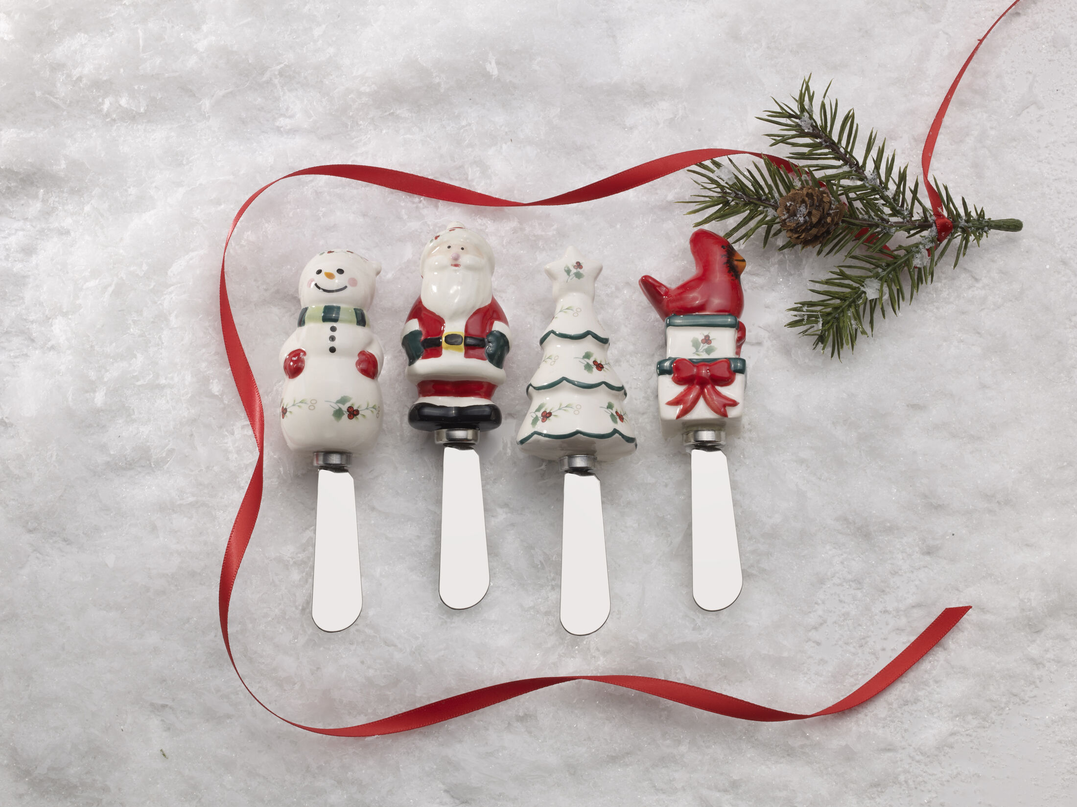 Pfaltzgraff Winterberry Spreaders Set of 4