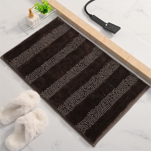 Alfombras de baño, alfombras para sala de estar, alfombra de área, alfombra de baño de hilo perlado, alfombra de baño para el hogar, alfombra de baño antideslizante, alfombra de puerta, alfombra de pe