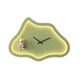 thumbnail image 4 of Aplique de pared con reloj de pared, luces de pared nórdicas modernas con forma de para dormitorio, sala de estar, oficina, baño, pasillo verde, 4 of 8