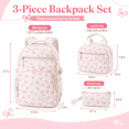 thumbnail image 4 of Soda Candy Girls Backpack Set 3pcs Coquette Bow School Bookbag for Kids Cute Kawaii Printed Book Bag with Lunch Bag Pencil Pouch, 4 of 7