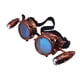 thumbnail image 3 of Disfraz de gafas estilo steampunk clásico con luz cibernética estilo vintage para mujer y hombre 18x6cm, 3 of 9
