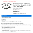 thumbnail image 2 of Front Control Arm Ball Joint Sway Bar Link Kit 4 Piece - Compatible with 2007 - 2019 Toyota Tundra 2008 2009 2010 2011 2012 2013 2014 2015 2016 2017 2018, 2 of 2