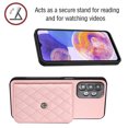 thumbnail image 4 of Allytech Galaxy A13 4G Wallet Case with Shoulder Strap, Luxury PU Leather RFID Blocking Protectve Anti-Scratch Bumper Cards Slots Magnetic Closure Phone Case Cover for Samsung Galaxy A13 4G, Pink, 4 of 9