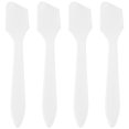 thumbnail image 2 of Bamboohart 50pcs Transparent Spoons Makeup Applicator Spatulas Spatulas Mixing Sticks, 2 of 6