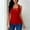 #2Red, variant on Byworldtasic Womens Criss Cross Strappy Front Basic Round Hollow Out Neck Seamless Camisole Tank Top
