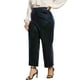 thumbnail image 4 of Pantalones brillantes de mujer Agnes Orinda en tallas grandes, metálicos y brillantes, con cintura elástica y pierna ancha, 3X, púrpura y azul, 4 of 6