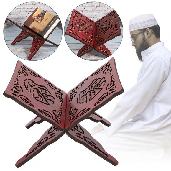 LAFGUR Convenient Storage Koran Stand, Koran Holder Stand, Cookbook Home Decoration For Home Practical Gift Textbook Painting Books Sheet Music