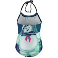 thumbnail image 2 of Stay Puft Ghostbusters Children's One-piece Swimwear Halterneck Swimsuit Summer Beach Girl's Bathing Suits Breathable Beachwear, 2 of 7