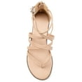 thumbnail image 5 of Journee Womens Zailie Gladiator Flat Sandals, Widths Available, 5 of 10