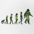 thumbnail image 2 of CafePress - Camouflage Bigfoot Evolution - Adjustable Unisex Printed Trucker Hat with Mesh Back, 2 of 10
