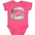 thumbnail image 3 of Inktastic Easter He Has Risen with Cross and Flowers Boys or Girls Baby Bodysuit, 3 of 5