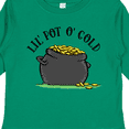 thumbnail image 4 of Inktastic St. Patrick's Day Lil' Pot of Gold Boys or Girls Long Sleeve Toddler T-Shirt, 4 of 5