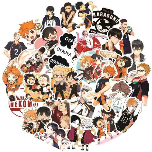 100pcs Japanese Anime Sticker Waterproof And Doodle Stickers For Kids Teens Adults Haikyuu Stickers Toys Games 100pcs Japanese Anime Sticker Waterproof And Doodle Stickers For Kids Teens Adults Haikyuu Stickers Toys Games
