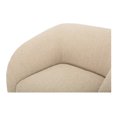 thumbnail image 5 of Moe's Home Collection Faye Occasional Chair Fabric Beige, 5 of 7