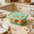 thumbnail image 6 of Foldable Silicone Food Storage Container, Leak Resistant Kitchen Storage Box, Collapsible Lunch Organizer, Portable Food Preservation Container For Camping Travel And Home Use, 6 of 6