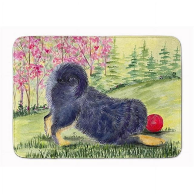 Carolines Treasures SS8612RUG Tibetan Mastiff Machine Washable Memory Foam Mat