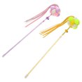 thumbnail image 4 of Weiweiguan 2pcs Cat Playing Rods Cat Interactive Toy Kitten Cat Toy Cat Teaser Stick, 4 of 7