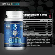Gorilla Mind Omega-3 Elixir Premium Fish Oil with EPA and DHA, 60 Softgels