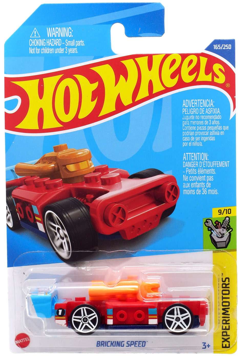 Hot Wheels Experimotors Bricking Speed Diecast Car