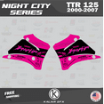thumbnail image 3 of Kalair GFX Graphics Kit for Yamaha TTR125 (2000-2007) Nightcity Series, 3 of 5