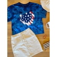 thumbnail image 3 of American Heart 4Th Of July Tie Dye Crystal Women -Image by Shutterstock, Female Medium, 3 of 4