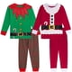 thumbnail image 2 of Dos conjuntos de pijamas de Navidad para niños, pijamas para niños pequeños, elfo, Papá Noel, Cosplay, ropa de dormir de Navidad para niños y niñas, pijamas de Año Nuevo, 2 of 4
