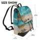 thumbnail image 2 of Balery Shopping Cart On Tropical Beach Mochila de Cuero para Mujeres, Gran Capacidad, Bolsa de Viaje Multifuncional, Mochila de Cuero y Bolsa de Hombro para Mujeres, 2 of 4