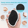 thumbnail image 3 of Removedor de callos de lima de vidrio para pies, herramienta de pedicura de ducha para hombres y mujeres, cuidado suave de los pies, 3 of 6