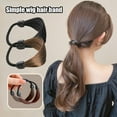 thumbnail image 5 of DHliIQQ Simple Wig Hair Band Women Girl's Straight Wig Elastic Hair Band D9J2/, 5 of 9