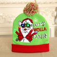 thumbnail image 1 of Glowing Knitted Christmas Hat  Elastic Christmas Hat Santa Hat, 1 of 11