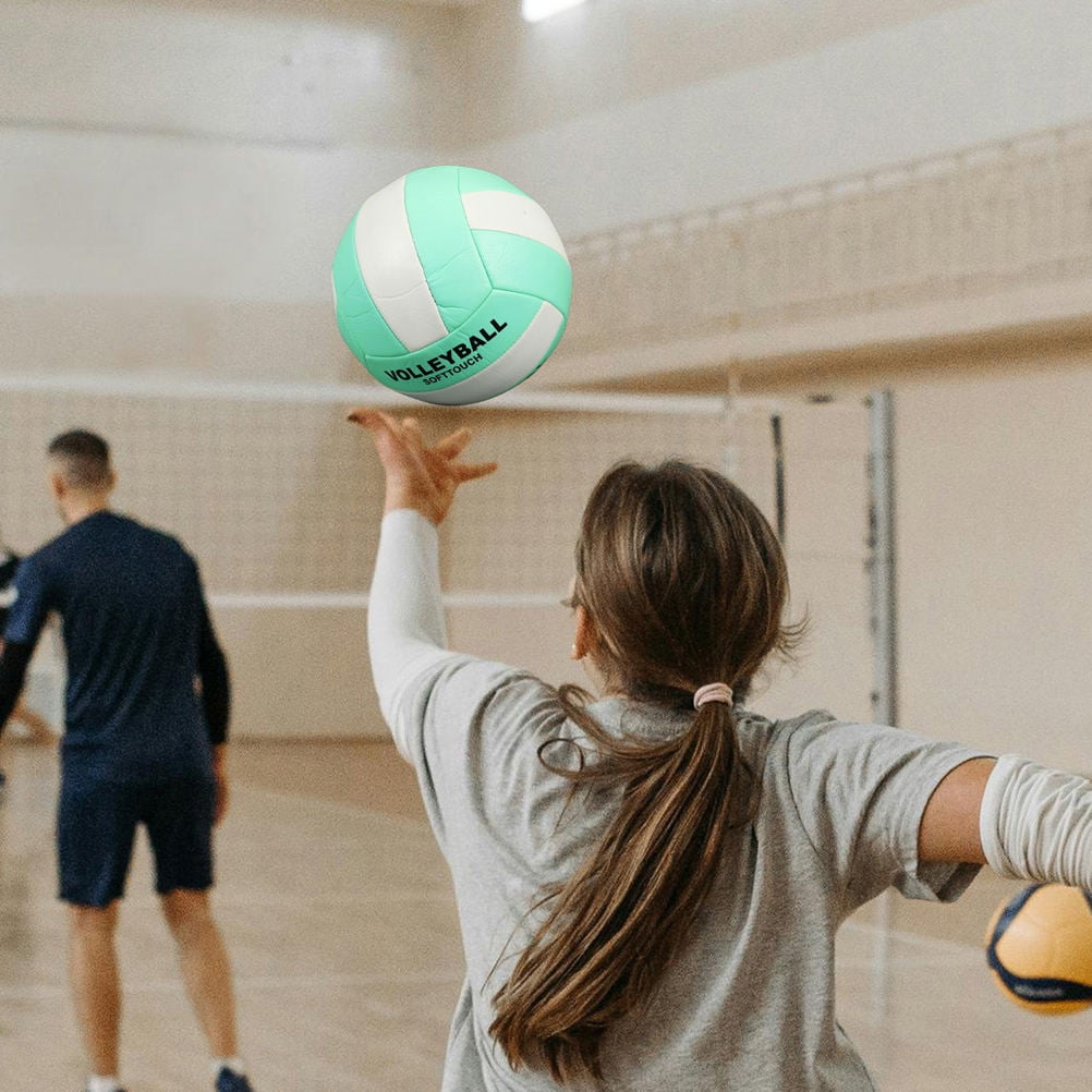 Hytrove 2Pcs Soft Volleyball for Indoor Sports with Durable Thick Material