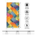 thumbnail image 2 of Polyester Long Towel Multi-Size Water Absorption Good Bright Fluffy Soft For Bathroom Swimming Pool Beach Outdoor Travel Gray Tie-Dye Background Rainbow Colors_1, 2 of 8