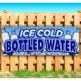 thumbnail image 1 of Ice Cold Bottled Water 13 oz Vinyl Banner With Metal Grommets, 1 of 4