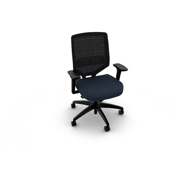 HON Solve Fabric Mid-Back Managerial Chair Black SVM1ALAX13TK