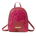 thumbnail image 2 of ZTTD Fashion Lady Shoulders Small Backpack Letter Purse Mobile Phone Messenger Bag, 2 of 2