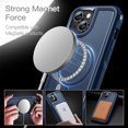 thumbnail image 5 of JETech Case for iPhone 15 6.1-Inch Compatible with MagSafe, Heavy Duty Dual-Layer Rugged Protection, Shockproof Protective Tough Phone Magnetic Cover (Navy), 5 of 6