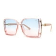thumbnail image 2 of Womens Luxury Butterfly Rhinestone Bling Diva Sunglasses Pink Blue Pink, 2 of 4