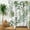 Green 02, variant on Green Leaves Shower Curtain,Spring Plants Waterproof Fabric Bathroom Curtain with Hooks,72x72 in
