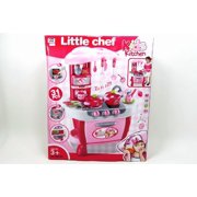Kitchen Connection Deluxe Kitchen Appliance Cooking Play Set With Lights & Sound