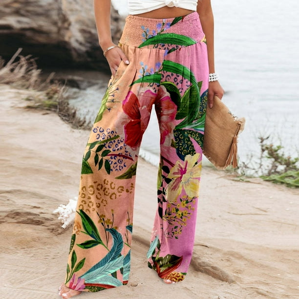 WILLBEST Pantalones Casuales para Mujer: Pantalones de Yoga y Fitness con Cintura Alta, Elásticos y con Bloques de Color para Actividades Diarias al Aire Libre. XXXL