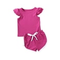 thumbnail image 2 of Gzhioc Kids Baby Girl Clothes T-shirt Top Pants Shorts Summer Outfits, 2 of 7