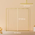 thumbnail image 3 of Outsunny Wedding Arch Backdrop Stand, 6.6 FT Square Wedding Arch, Gold, 3 of 10