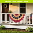 thumbnail image 5 of Briarwood Lane Tea Stained Patriotic Bunting 48" X 24, 5 of 9
