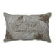Pillow Perfect 628011 Oreiller de Perles Décoratives Happy L'action de Grâce & 44; Naturel et Blanc Cassé – image 1 sur 1