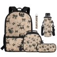 thumbnail image 2 of Bulopur Camo Bow Kids Backpack Set 5 Pcs Rugged Outdoor Book Bag with Lunch Bag, Pencil Case, Water Bottle Cover and Wrist Strap for Deer Hunting Country Girls Ages 6-12, 2 of 8