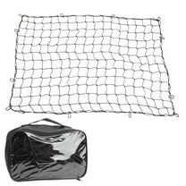 Universal Cargo Net for Truck with Storage Bag, 59"x 82.6" Stretches Luggage Cargo Net , Adjustable Elastic Trunk Net for SUVs, Cars and Trucks