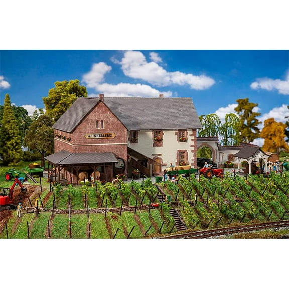 Faller HO Scale Building/Structure Kit Classic Winery with Detail Parts