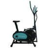 Harvil Elliptical Trainer 2-in-1 Exercise Bike with Pulse Rate Sensors